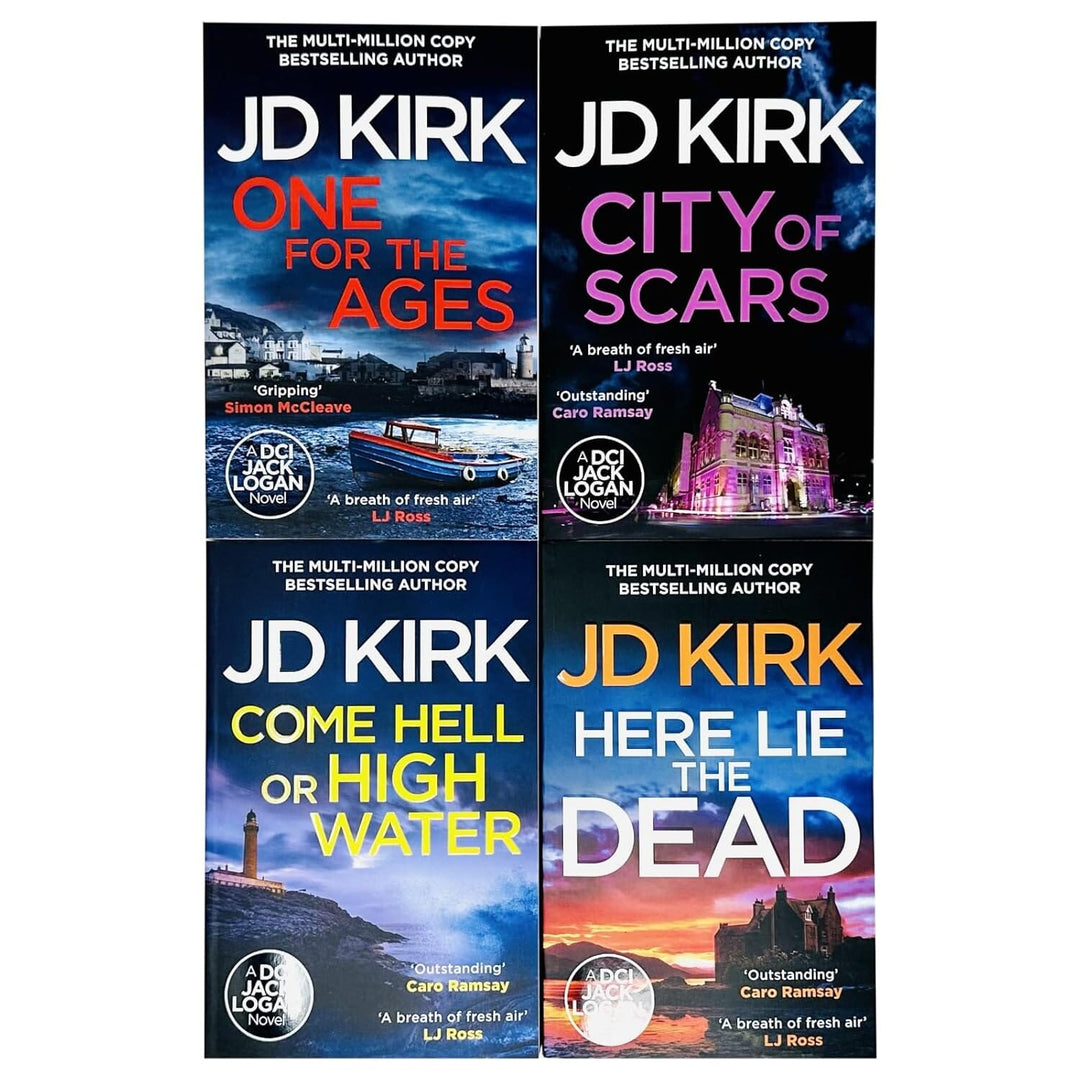 DCI Logan Crime Thrillers (Book 13-16) by JD Kirk 4 Books Collection Set - Fiction - Paperback