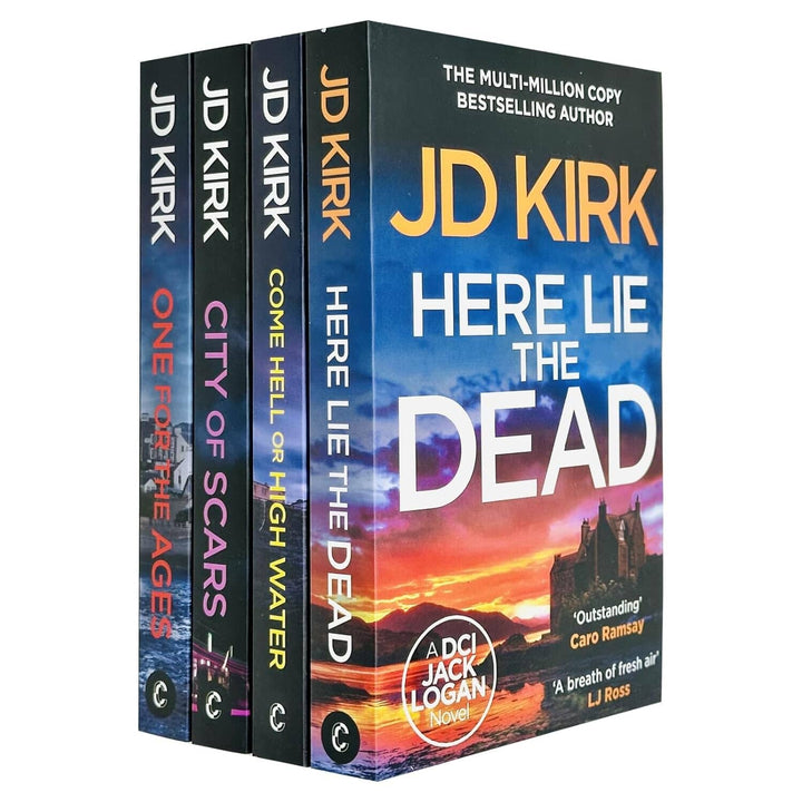 DCI Logan Crime Thrillers (Book 13-16) by JD Kirk 4 Books Collection Set - Fiction - Paperback