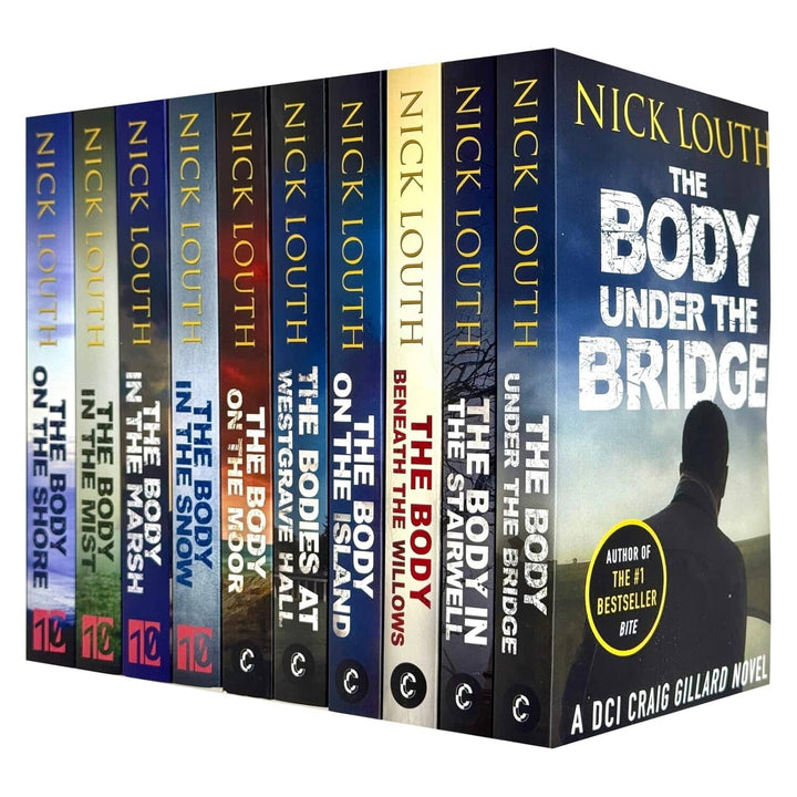 DCI Craig Gillard Crime Thrillers by Nick Louth 10 Books Collection Set - Fiction - Paperback