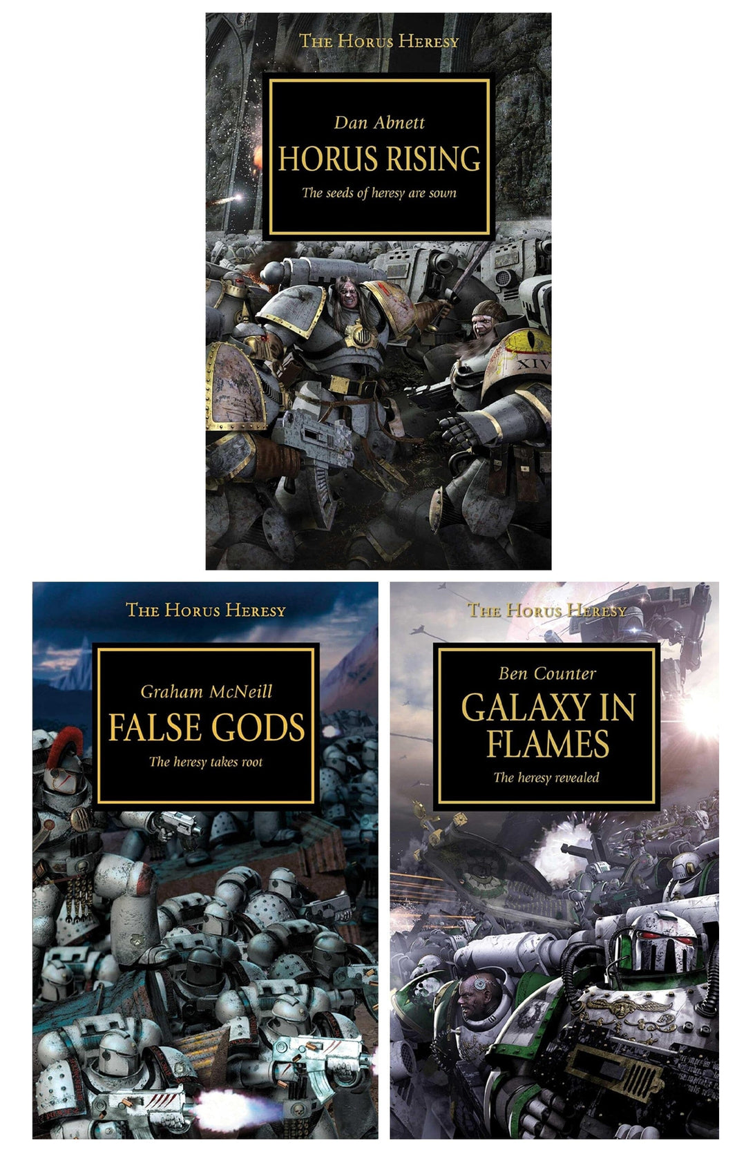 The Horus Heresy Series 3 Books Collection Set - Fiction - Paperback