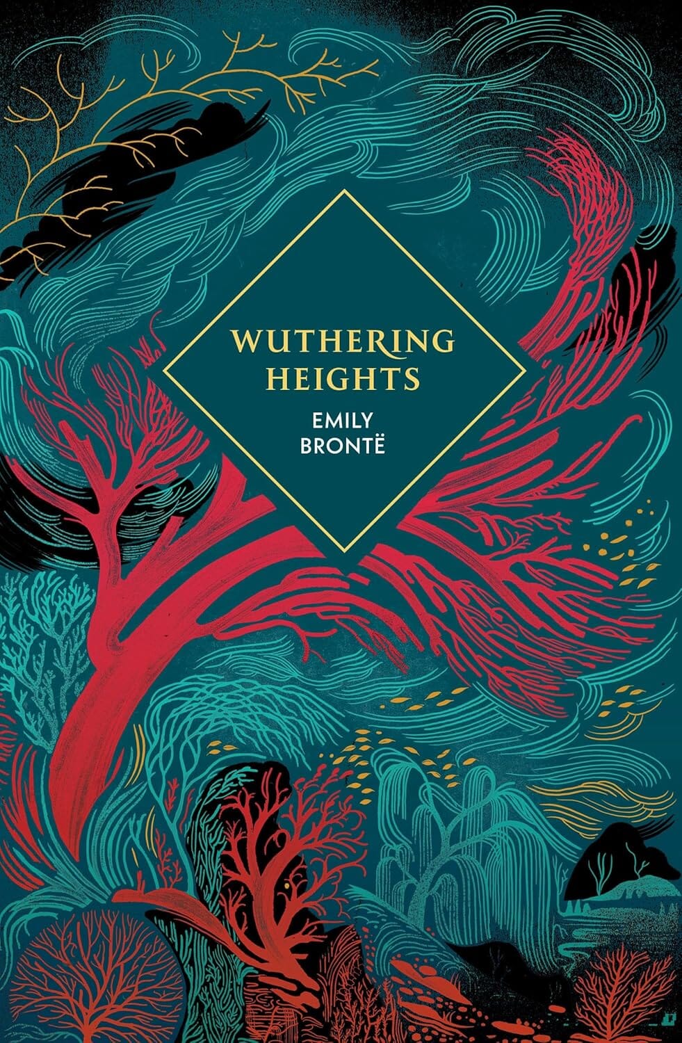 Wuthering Heights by Emily Bronte: Vintage Collector's Classics Sprayed Edge Edition - Fiction - Hardback