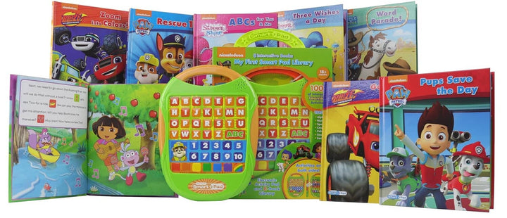 Nickelodeon PAW Patrol: My First Smart Pad Library & 8 Interactive Books Box Set - 18 Months+ - Educational Toy