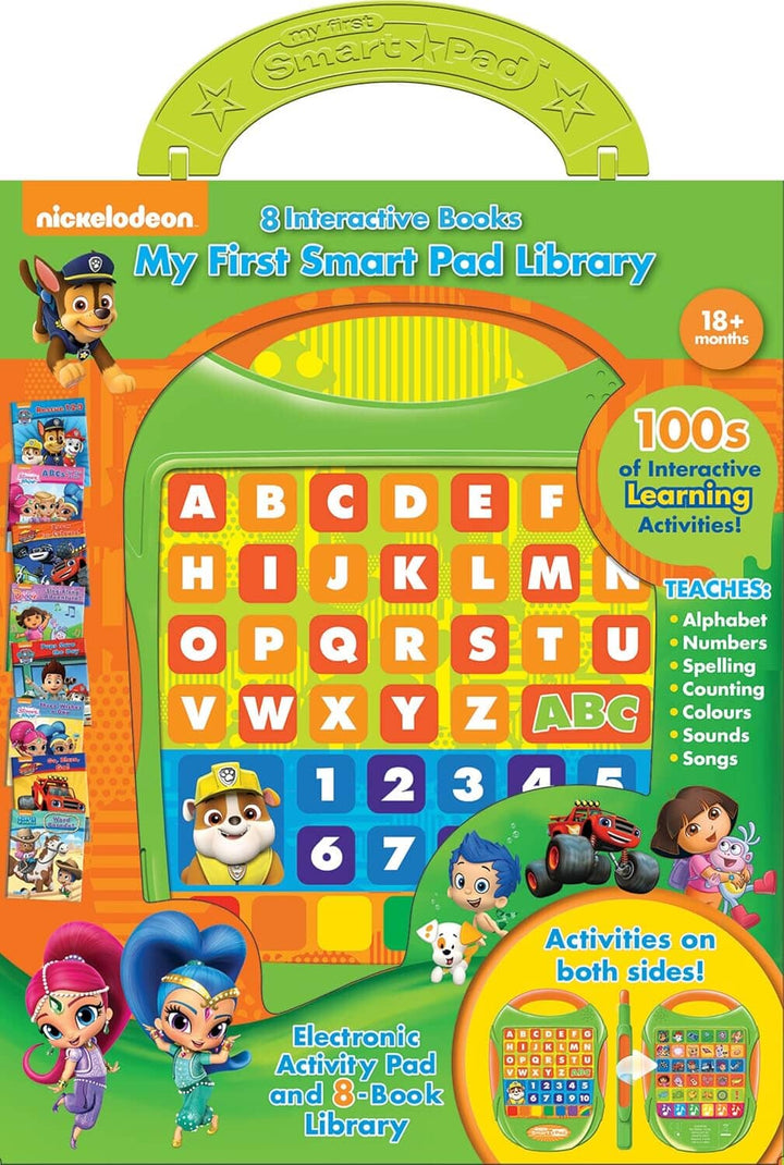 Nickelodeon PAW Patrol: My First Smart Pad Library & 8 Interactive Books Box Set - 18 Months+ - Educational Toy