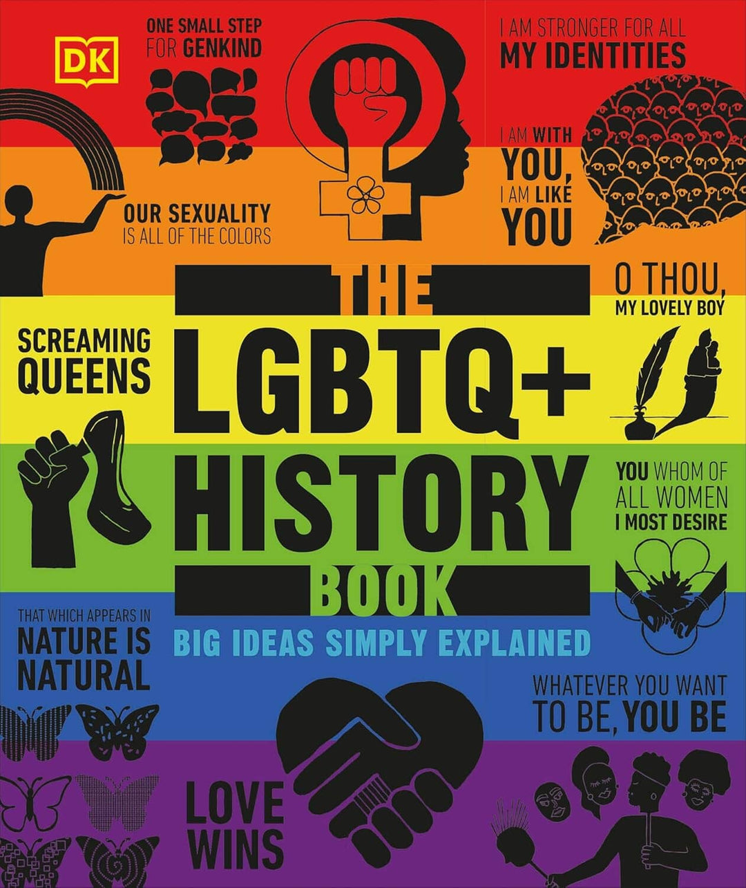 The LGBTQ + History Book: Big Ideas Simply Explained by DK - Ages 14+ - Hardback