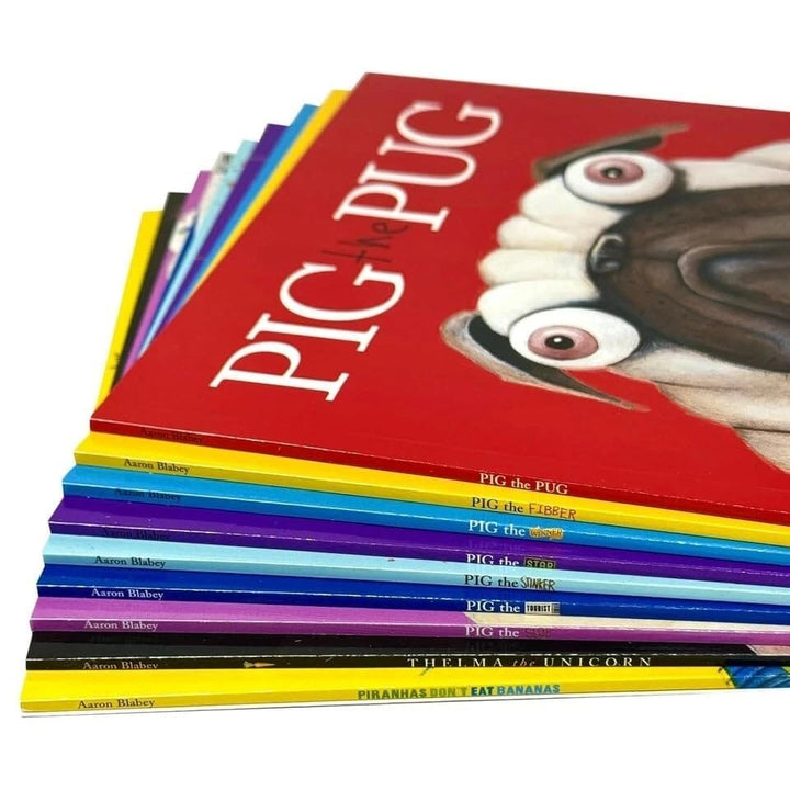 Pig The Pug & Friends by Aaron Blabey 9 Books Boxed Set (Includes Exclusive Poster!) - Ages 3+ - Paperback