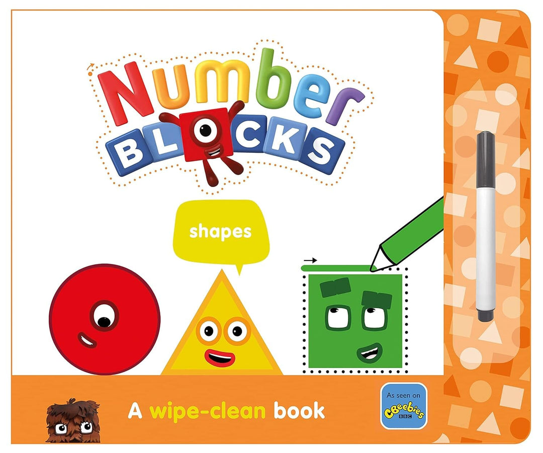 Numberblocks Shapes: A Wipe-Clean Book - Ages 3-6 - Board Book