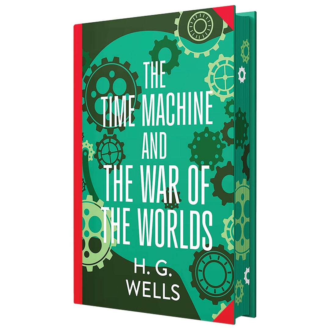 The Time Machine & The War of The Worlds by H. G. Wells (Deluxe Edition) - Sprayed Edge Hardback