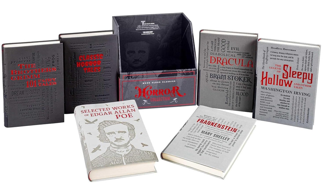 Word Cloud Classics: Horror Collection by Various 6 Books Collection Box Set - Fiction - Paperback/Flexibound