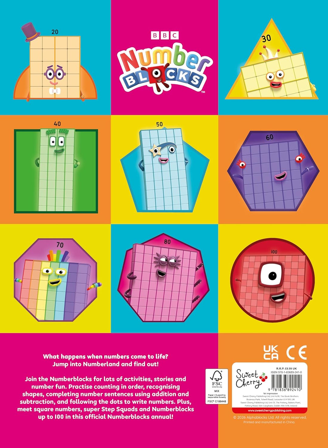 Numberblocks Annual 2027: Packed with Puzzles, Games and Stories! - Ages 3-5 - Hardback