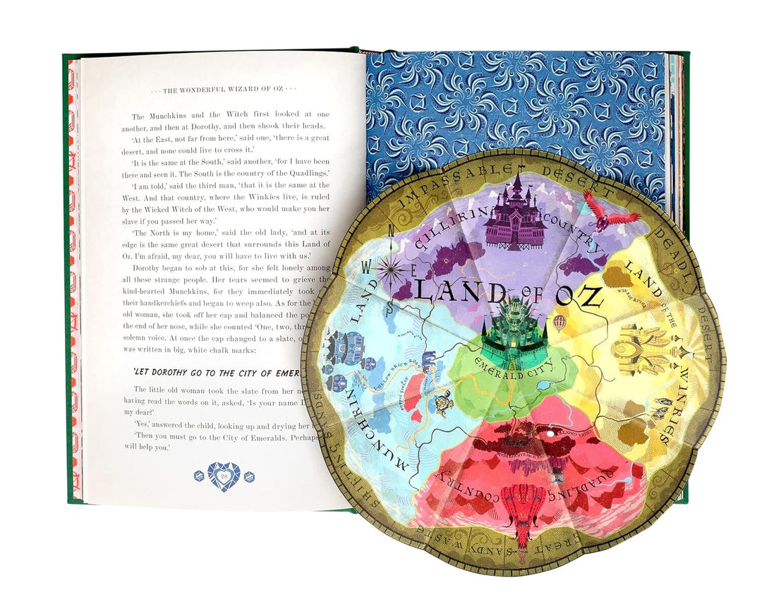 The Wonderful Wizard of Oz Interactive (MinaLima Edition) by L. Frank Baum - Fiction - Hardback (Illustrated with Interactive Elements)
