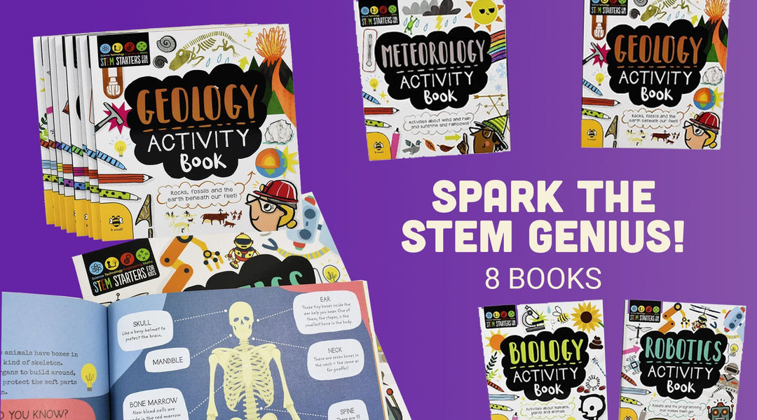 STEM Starters for Kids By Jenny Jacoby 8 Activity Books Collection Set - Ages 7+ - Paperback 7-9 B Small Publishing