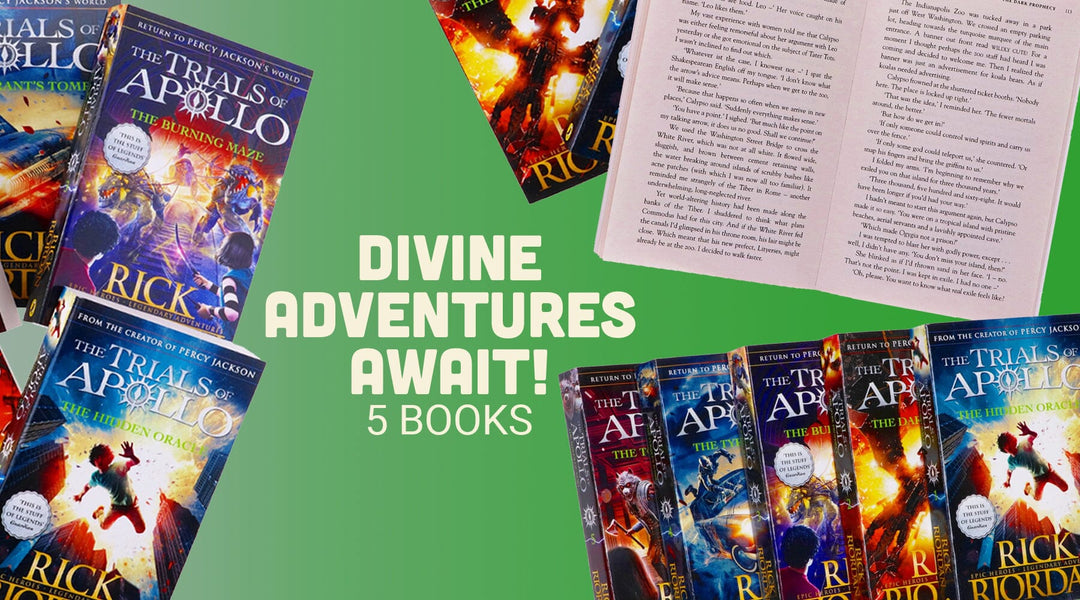 Trials of Apollo By Rick Riordan 5 Books Collection Set - Ages 9-14 - Paperback