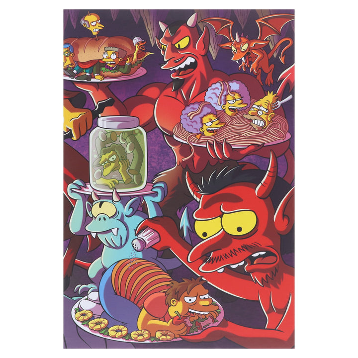 The Simpsons Treehouse of Horror Ominous Omnibus Vol. 3: Fiendish Fables of Devilish Delicacies by Matt Groening - Ages 12+ - Hardback