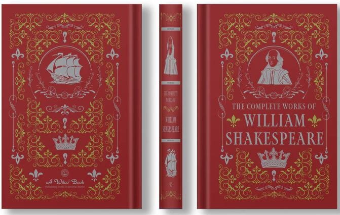 The Collected Works of William Shakespeare - Fiction - Leather Bound Hardback