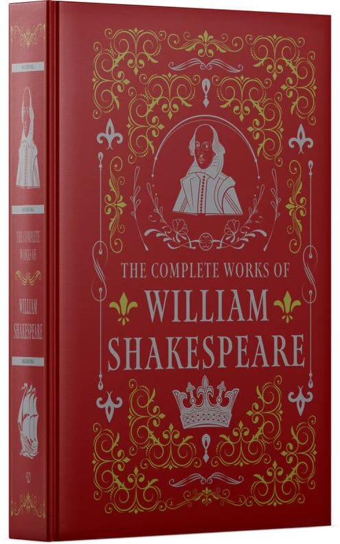 The Collected Works of William Shakespeare - Fiction - Leather Bound Hardback