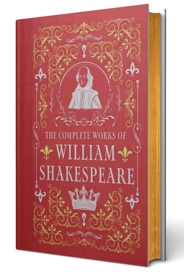 The Collected Works of William Shakespeare - Fiction - Leather Bound Hardback