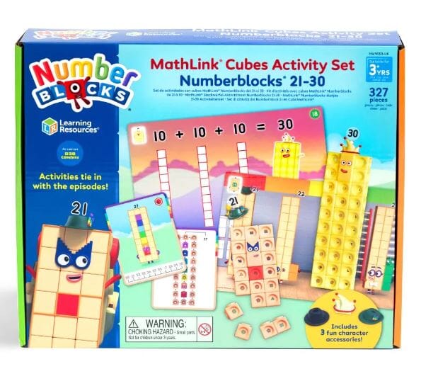 MathLink Cubes Numberblocks 21-30 Activity Set by Learning Resources - Ages 3+ - Educational Toy