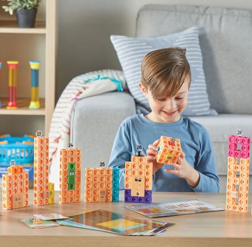 MathLink Cubes Numberblocks 21-30 Activity Set by Learning Resources - Ages 3+ - Educational Toy