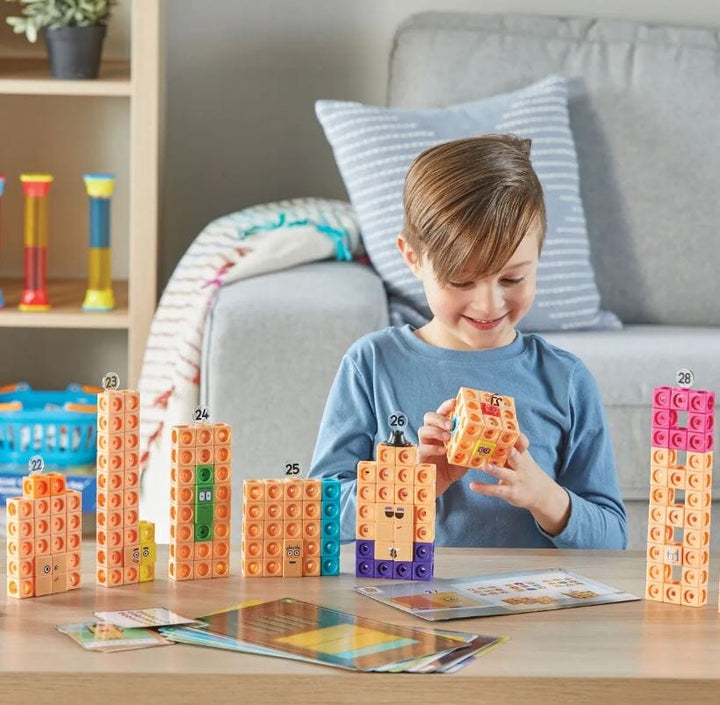 MathLink Cubes Numberblocks 21-30 Activity Set by Learning Resources - Ages 3+ - Educational Toy