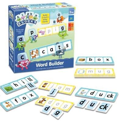 Alphablocks Word Builder (Build 3 and 4 Letter Words) By Trends UK - Ages 3+ - Educational Toys