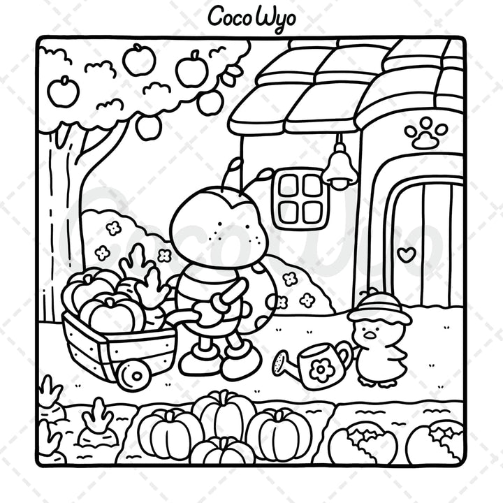 Coco Wyo: A Cute & Comfy 5 Colouring Books Set - Ages 12+ - Paperback