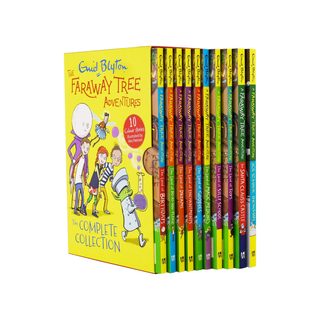 The Complete Faraway Tree Adventures 10 Colour Stories Books Collection Box Set by Enid Blyton - Paperback - Age 7-9 7-9 Egmont