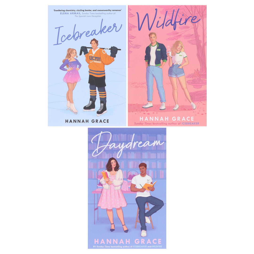 The Maple Hills Series By Hannah Grace (Icebreaker, Wildfire & Daydream) 3 Books Collection Set - Fiction - Paperback