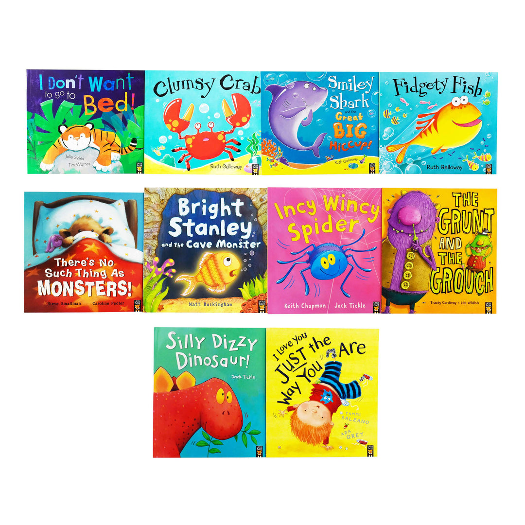 My First Bedtime Children Picture Flat Library 10 Books Collection Set- Paperback - Age 3 - 5 0-5 Little Tiger Press