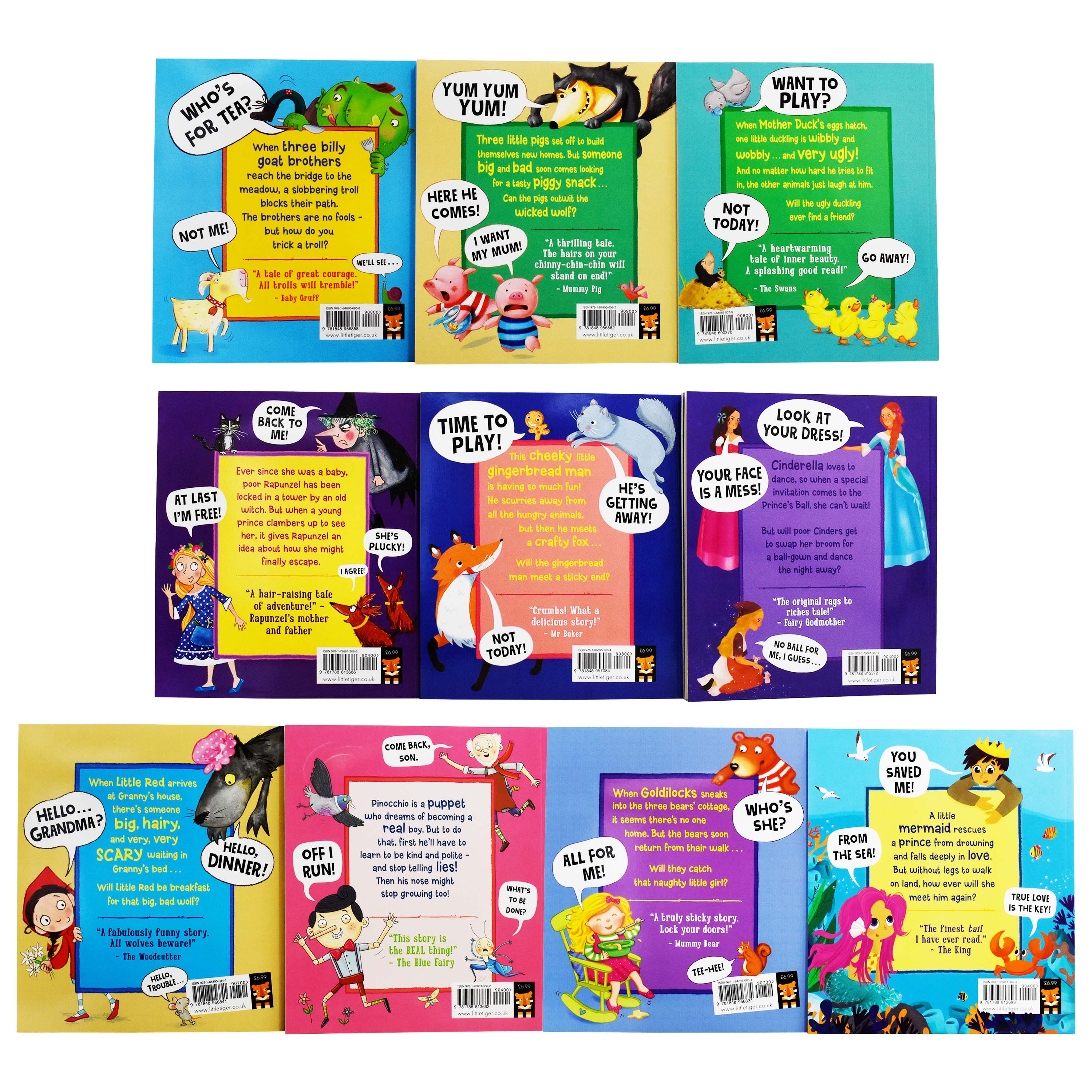 My First Fairy Tales Classics 10 Books Collection Set - Age