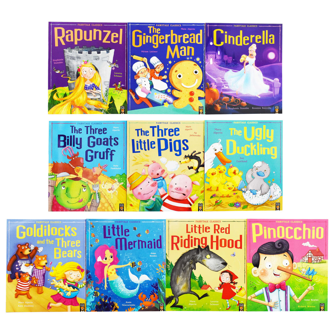 My First Fairy Tales Classics 10 Books Collection Set - Age 3-5 - Paperback 0-5 Little Tiger Press Group