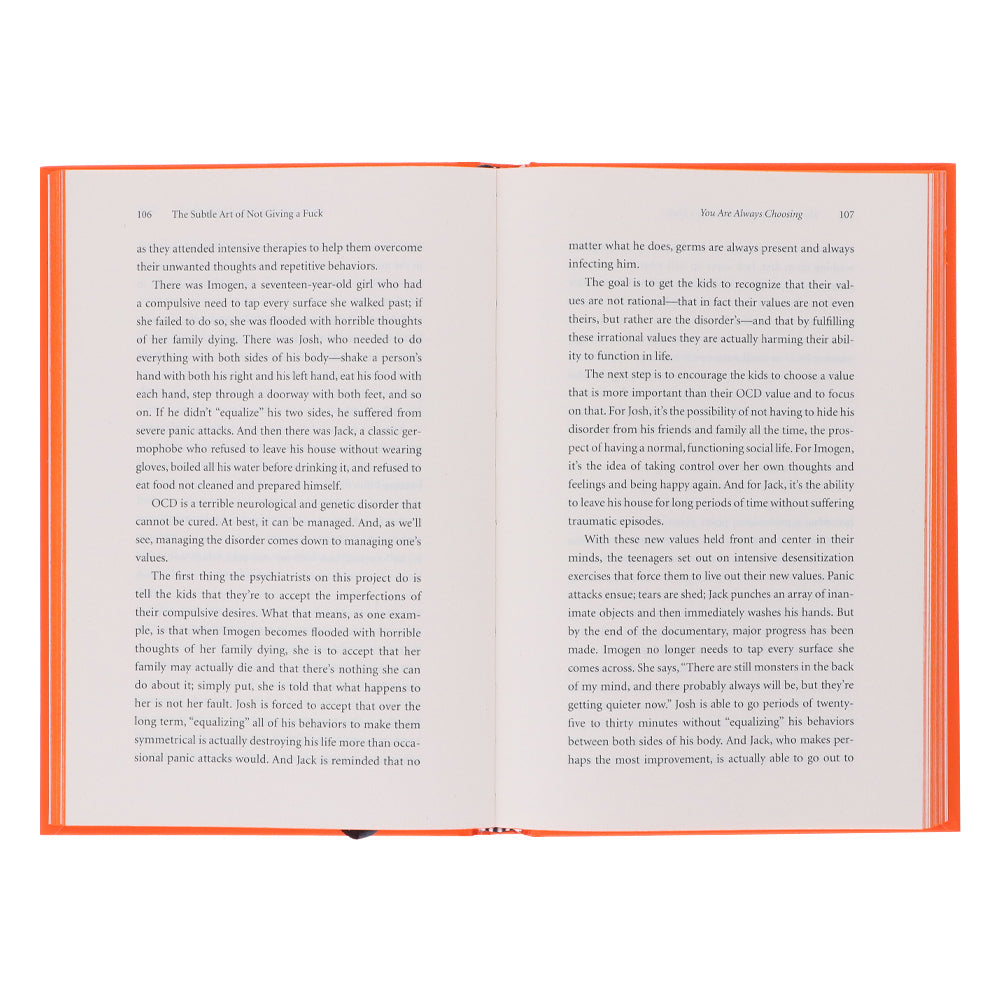 The Subtle Art of Not Giving a by Mark Manson - Non-Fiction - Hardback