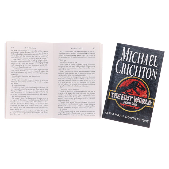 Jurassic Park & The Lost World by Michael Crichton: 2 Books Collection Set - Fiction - Paperback