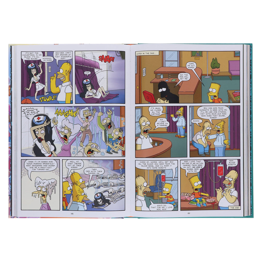 The Simpsons Treehouse of Horror Ominous Omnibus Vol. 2: Deadtime Stories for Boos & Ghouls by Matt Groening - Ages 12+ - Hardback