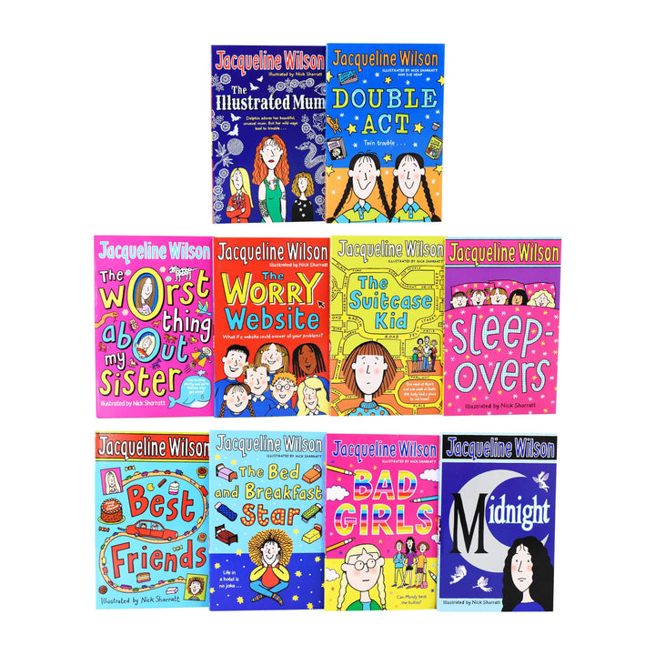 Jacqueline Wilson 10 Books Collection Set - Paperback - Age 9-14 9-14 Corgi Yearling