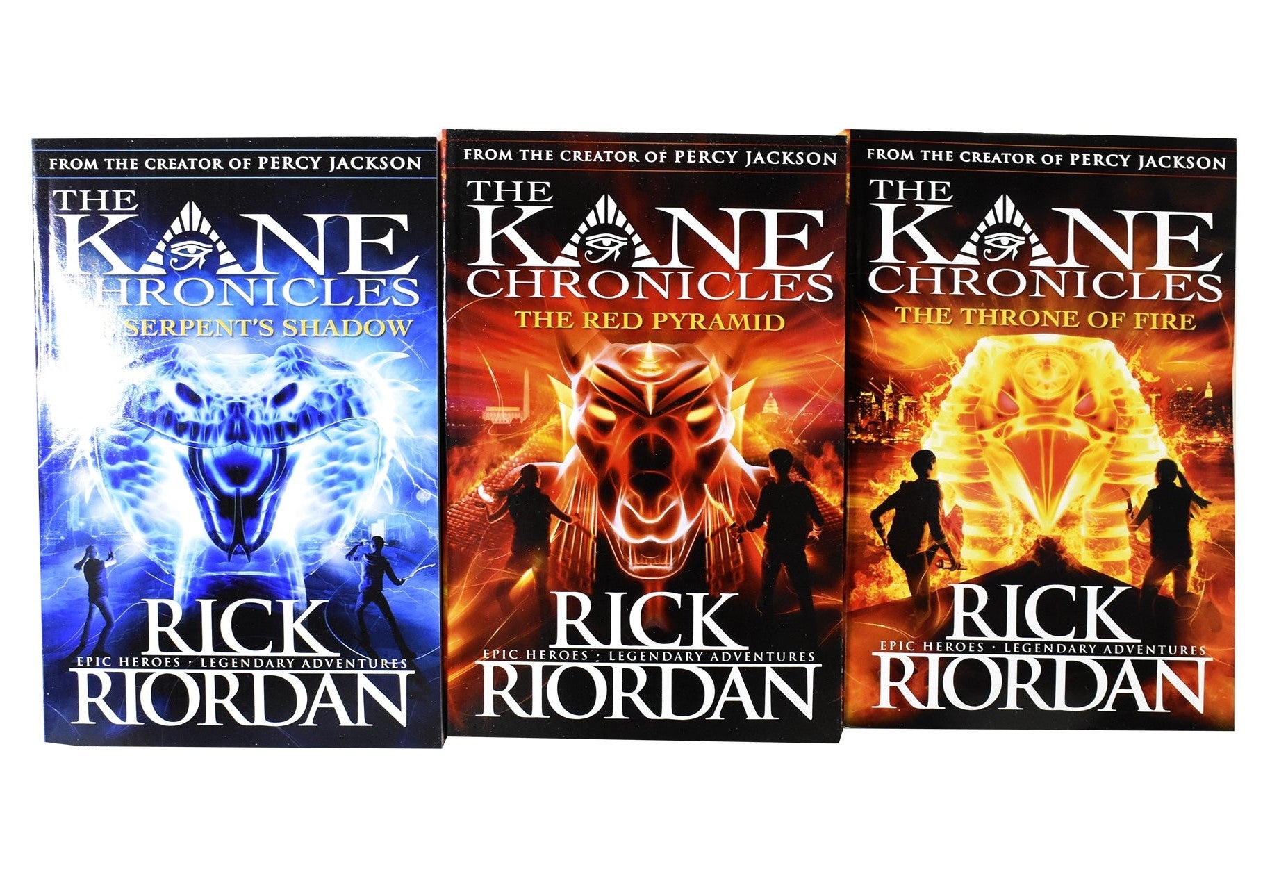 The Kane Chronicles By Rick Riordan 3 Books Collection - Ages 9-14 - Paperback