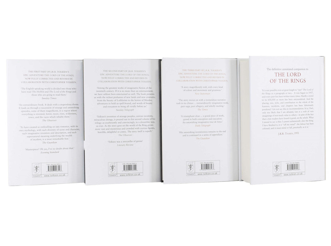 The Lord of the Rings & A Reader's Companion by J. R. R. Tolkien: 4 Books Collection Box Set - Fiction - Hardback