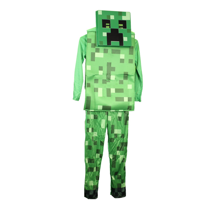 Disguise Minecraft Creeper Costume for Kids, Official Minecraft Product, Pixel Detailing, Includes Creeper Block Body and Creeper Headpiece