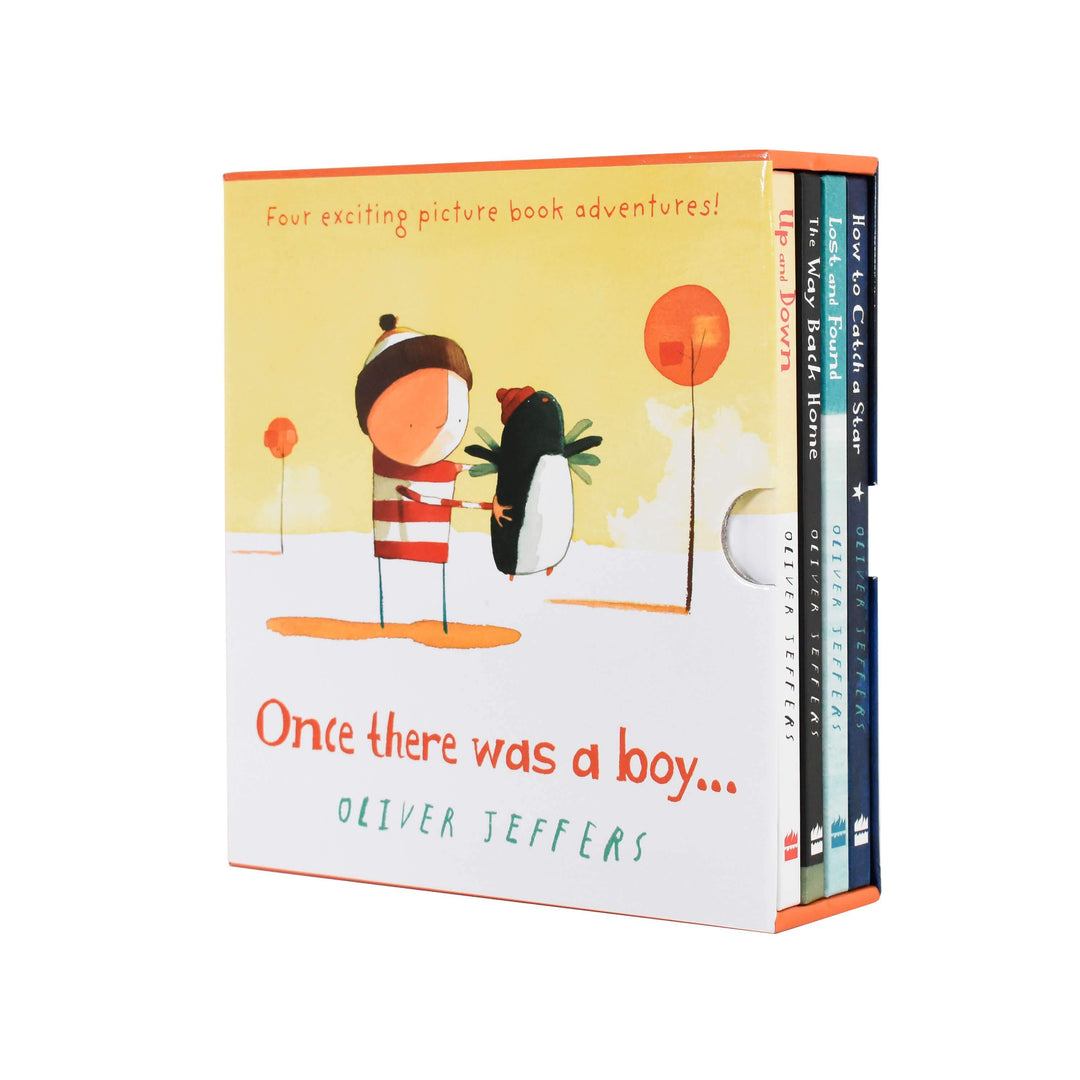 Once there was a boy 4 Mini Picture Books Box set By Oliver Jeffers - Hardcover - Age 0-5 0-5 Harper Collins