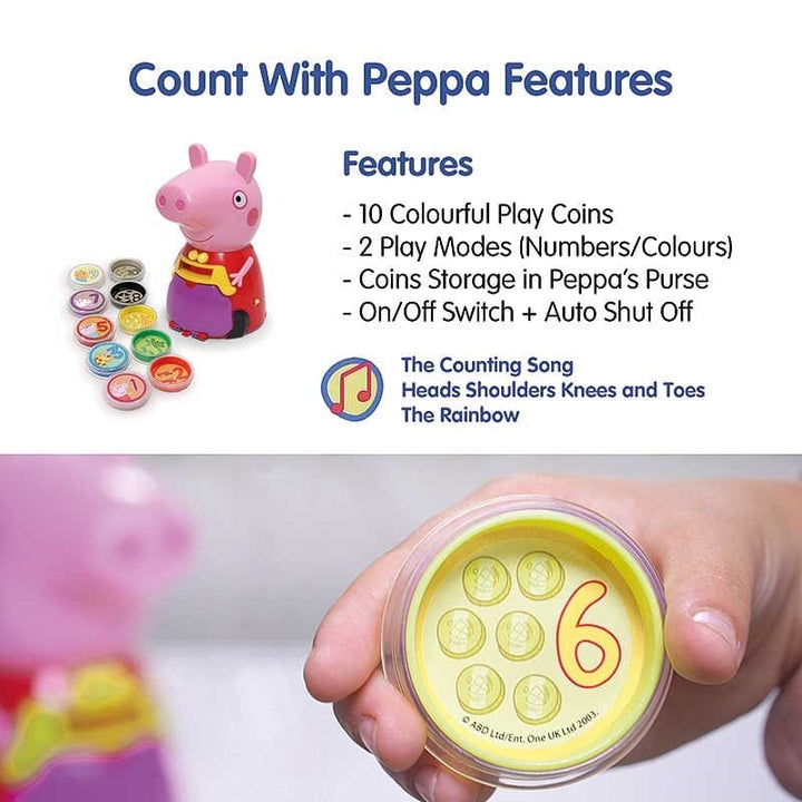 Count With Peppa Pig: Counting, Numbers, Colours & More - Ages 2+ - Educational Toy
