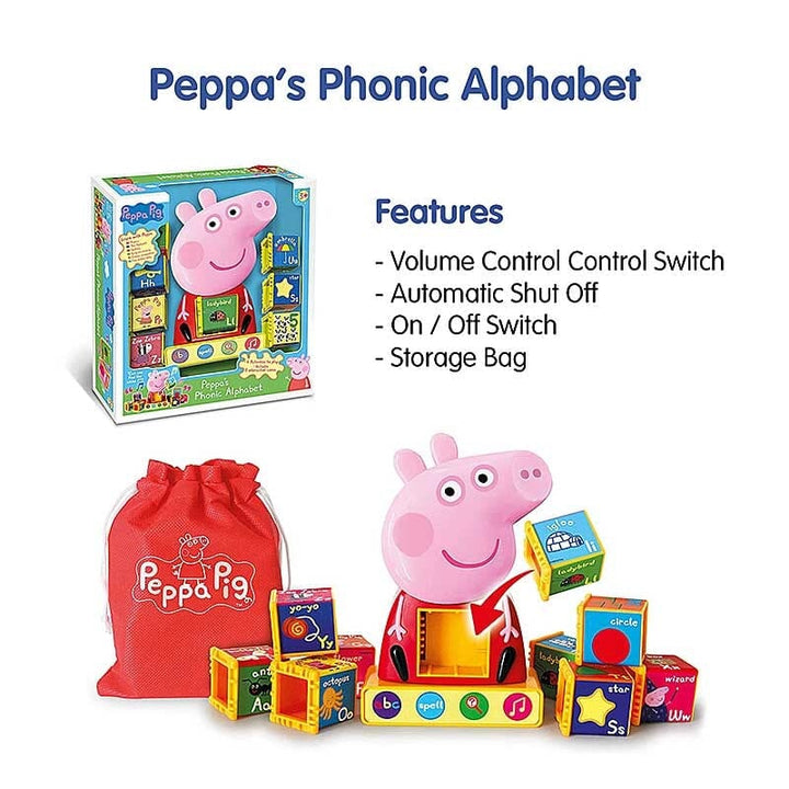 Peppa Pig Phonic Alphabet - Ages 3+ - Educational Toy
