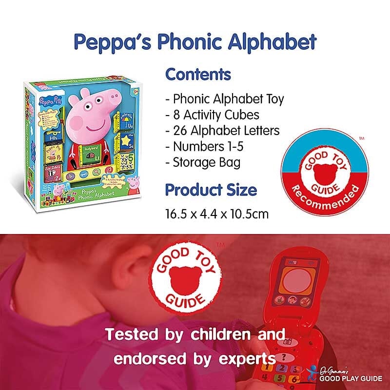 Peppa Pig Phonic Alphabet - Ages 3+ - Educational Toy