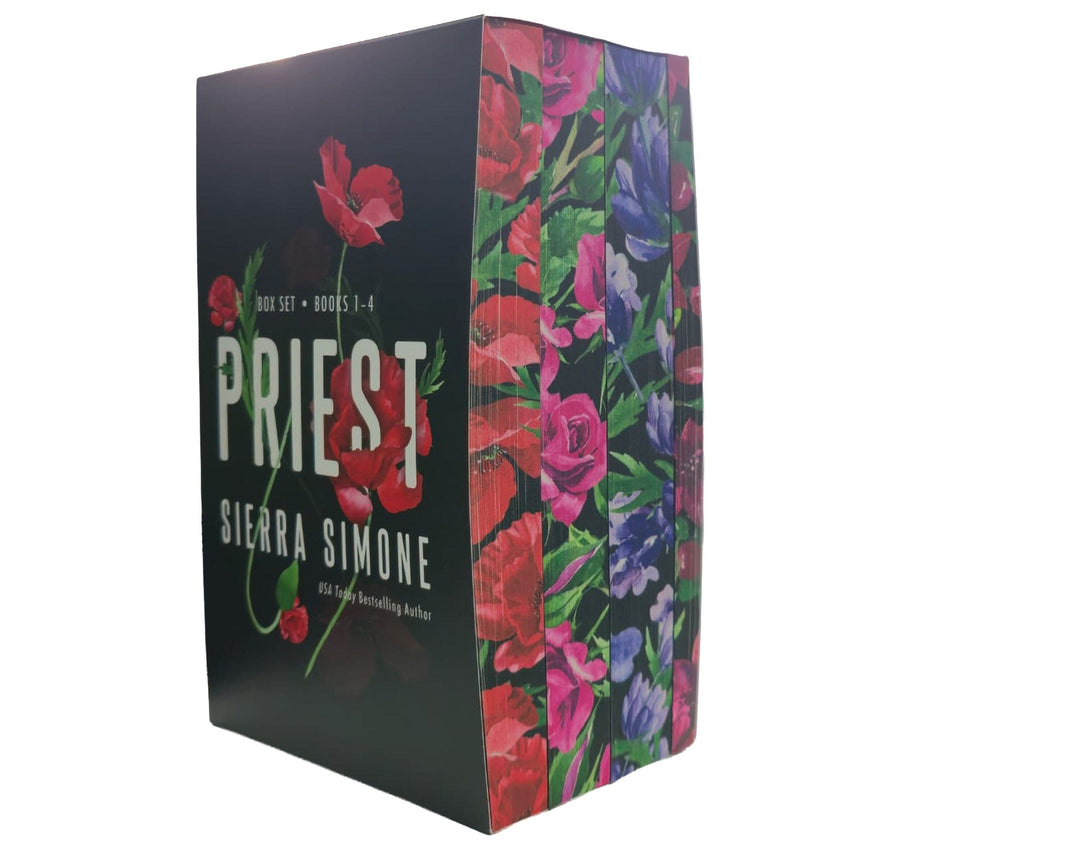 Priest Series by Sierra Simone 4 Books Collection Slipcase Set - Fiction - Paperback (Sprayed Edges)