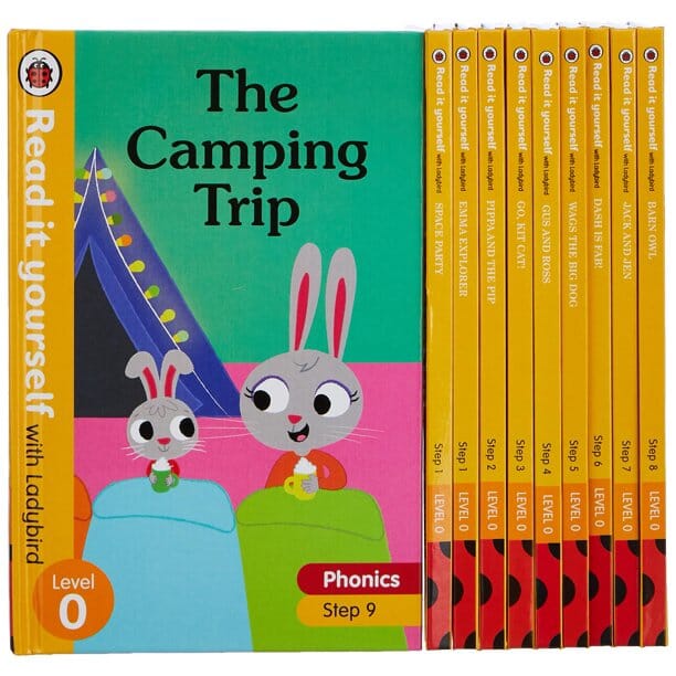 Read It Yourself With Ladybird (Level 0) Collection 10 Books Box Set - Ages 3+ - Hardback