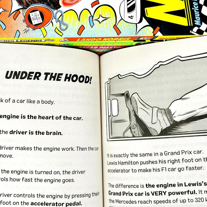 Racing Legends: 101 Facts about Formula One By Maurice Hamilton 6 Books Collection Set - Ages 7-9 - Paperback