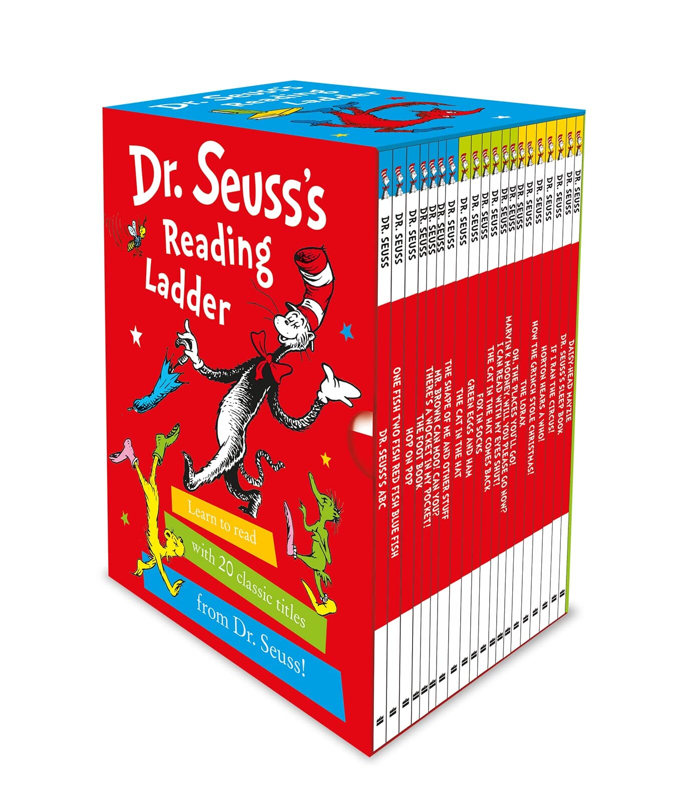 Dr. Seuss's Reading Ladder Learn To Read 20 Books Collection Box