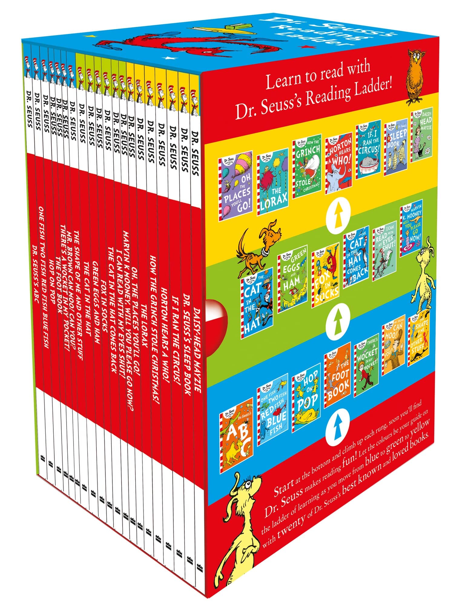 Dr. Seuss's Reading Ladder Learn To Read 20 Books Collection Box