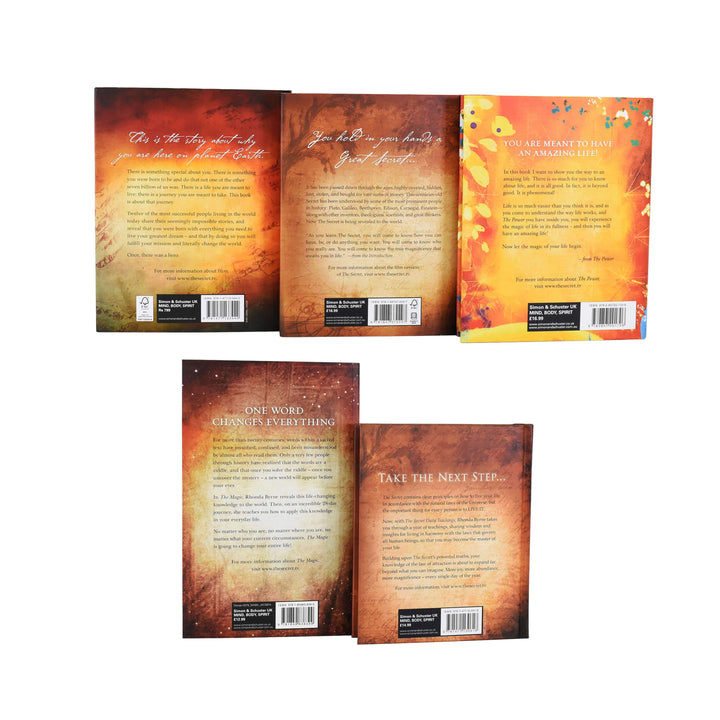 The Secret Series 5 Books Collection Set - Adult - Paperback/Hardback - Rhonda Byrne Young Adult Simon & Schuster