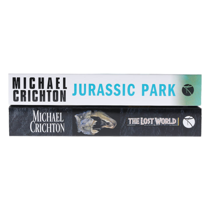 Jurassic Park & The Lost World by Michael Crichton: 2 Books Collection Set - Fiction - Paperback