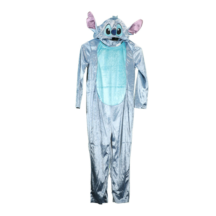 Disney Lilo & Stitch Fancy Dress for Kids: Stitch Jumpsuit for Kids Includes Hood with Dimensional Ears and Soft Fabric
