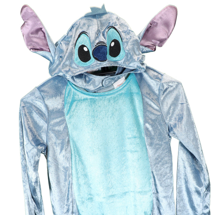 Disney Lilo & Stitch Fancy Dress for Kids: Stitch Jumpsuit for Kids Includes Hood with Dimensional Ears and Soft Fabric